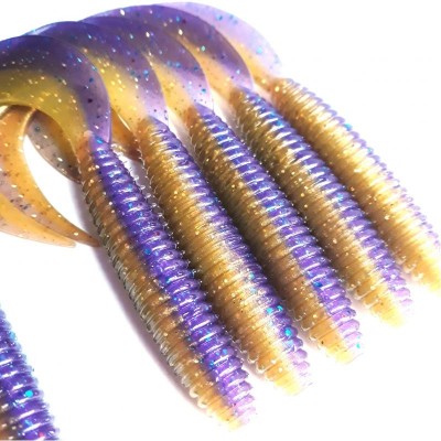 Твистер Gamunculus 4”(100 мм), цвет BR255, 6шт