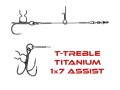 Ассист Vido Craft с тройником T-TREBLE из титана 1х7 - 13см