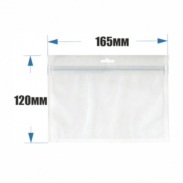 Пакеты Zip-Lock 165×120мм прозрачные 500 шт.