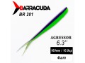 Силиконовая приманка Agressor 6.3" (160мм) - 4шт, цвет BR201