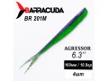 Силиконовая приманка Agressor 6.3" (160мм) - 4шт, цвет BR201M