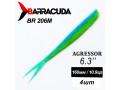Силиконовая приманка Agressor 6.3" (160мм) - 4шт, цвет BR206M