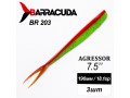 Силиконовая приманка Agressor 7.5" (190мм) - 3шт, цвет BR203
