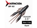 Силиконовая приманка Aragon 3.5" (90мм) - 6шт, цвет BR103