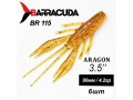 Силиконовая приманка Aragon 3.5" (90мм) - 6шт, цвет BR115