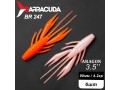 Силиконовая приманка Aragon 3.5" (90мм) - 6шт, цвет BR247