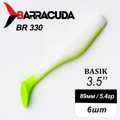 Силиконовая приманка Basik 3.5" (89мм) - 6шт, цвет BR330 Силиконовая приманка Basik 3.5" (89мм) - 6шт, цвет BR330