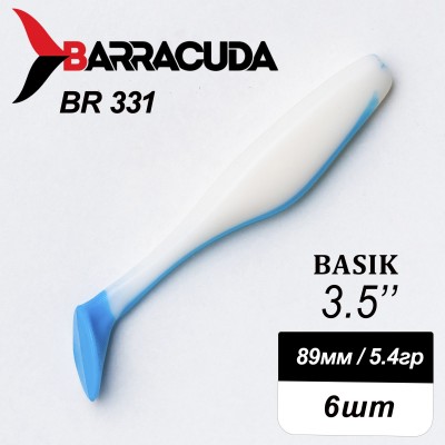 Силиконовая приманка Basik 3.5" (89мм) - 6шт, цвет BR331 Силиконовая приманка Basik 3.5" (89мм) - 6шт, цвет BR331
