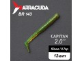 Силиконовая приманка Capitan 2.0" (50мм) - 12шт, цвет BR143