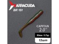 Силиконовая приманка Capitan 2.0" (50мм) - 12шт, цвет BR151