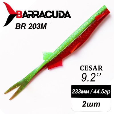 Силиконовая приманка Cesar 9.2" (233мм) - 2шт, цвет BR203M