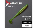 Силиконовая приманка Comissar 4.0" (100мм) - 6шт, цвет BR143