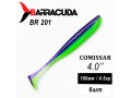 Силиконовая приманка Comissar 4.0" (100мм) - 6шт, цвет BR201