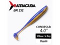 Силиконовая приманка Comissar 4.0" (100мм) - 6шт, цвет BR232