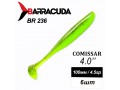 Силиконовая приманка Comissar 4.0" (100мм) - 6шт, цвет BR236