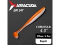 Силиконовая приманка Comissar 4.0" (100мм) - 6шт, цвет BR247 Силиконовая приманка Comissar 4.0" (100мм) - 6шт, цвет BR247