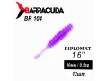 Силиконовая приманка Diplomat 1.6" (40мм) - 12шт, цвет BR104