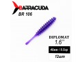 Силиконовая приманка Diplomat 1.6" (40мм) - 12шт, цвет BR106