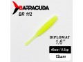 Силиконовая приманка Diplomat 1.6" (40мм) - 12шт, цвет BR112