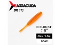 Силиконовая приманка Diplomat 1.6" (40мм) - 12шт, цвет BR113