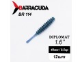 Силиконовая приманка Diplomat 1.6" (40мм) - 12шт, цвет BR114
