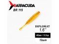 Силиконовая приманка Diplomat 1.6" (40мм) - 12шт, цвет BR115