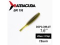 Силиконовая приманка Diplomat 1.6" (40мм) - 12шт, цвет BR116