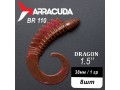 Силиконовая приманка Dragon 1.5" (38мм) - 8шт, цвет BR110