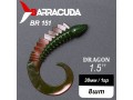 Силиконовая приманка Dragon 1.5" (38мм) - 8шт, цвет BR151 Силиконовая приманка Dragon 1.5" (38мм) - 8шт, цвет BR151
