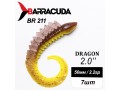 Силиконовая приманка Dragon 2.0" (50мм) - 7шт, цвет BR211 Силиконовая приманка Dragon 2.0" (50мм) - 7шт, цвет BR211