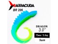 Силиконовая приманка Dragon 3.0" (75мм) - 5шт, цвет BR206 Силиконовая приманка Dragon 3.0" (75мм) - 5шт, цвет BR206