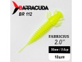 Силиконовая приманка Fabricius 2.0"(50мм) цвет BR112, микроджиг, 10шт