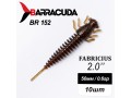 Силиконовая приманка Fabricius 2.0"(50мм) цвет BR152, микроджиг, 10шт Силиконовая приманка Fabricius 2.0"(50мм) цвет BR152, микроджиг, 10шт