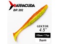 Силиконовая приманка Gektor 4.5" (115мм) - 5шт, цвет BR202
