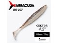 Силиконовая приманка Gektor 4.5" (115мм) - 5шт, цвет BR207