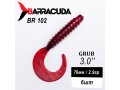Силиконовая приманка Grub 3.0" (76мм) - 6шт, цвет BR102