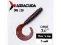 Силиконовая приманка Grub 3.0" (76мм) - 6шт, цвет BR128