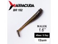 Силиконовая приманка Виброхвост Malek 1.6" (40мм) - 12шт, цвет BR152