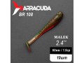 Силиконовая приманка Виброхвост Malek 2.4"(60мм) - 10шт, цвет BR108