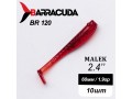 Силиконовая приманка Виброхвост Malek 2.4"(60мм) - 10шт, цвет BR120