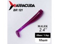 Силиконовая приманка Виброхвост Malek 2.4"(60мм) - 10шт, цвет BR121 Силиконовая приманка Виброхвост Malek 2.4"(60мм) - 10шт, цвет BR121