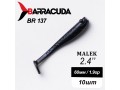 Силиконовая приманка Виброхвост Malek 2.4"(60мм) - 10шт, цвет BR137
