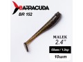Силиконовая приманка Виброхвост Malek 2.4"(60мм) - 10шт, цвет BR152