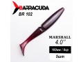Силиконовая приманка Marshall 4.0" (100мм) - 5шт, цвет BR102