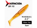 Силиконовая приманка Marshall 4.0" (100мм) - 5шт, цвет BR115