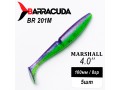 Силиконовая приманка Marshall 4.0" (100мм) - 5шт, цвет BR201M