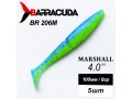Силиконовая приманка Marshall 4.0" (100мм) - 5шт, цвет BR206M
