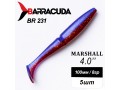 Силиконовая приманка Marshall 4.0" (100мм) - 5шт, цвет BR231