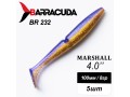 Силиконовая приманка Marshall 4.0" (100мм) - 5шт, цвет BR232