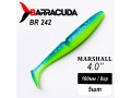 Силиконовая приманка Marshall 4.0" (100мм) - 5шт, цвет BR242